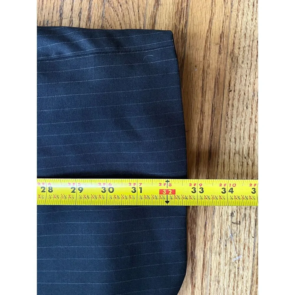 John Varvatos Gray Stripe Blazer Sports Coat Jacket  Mens Size 44